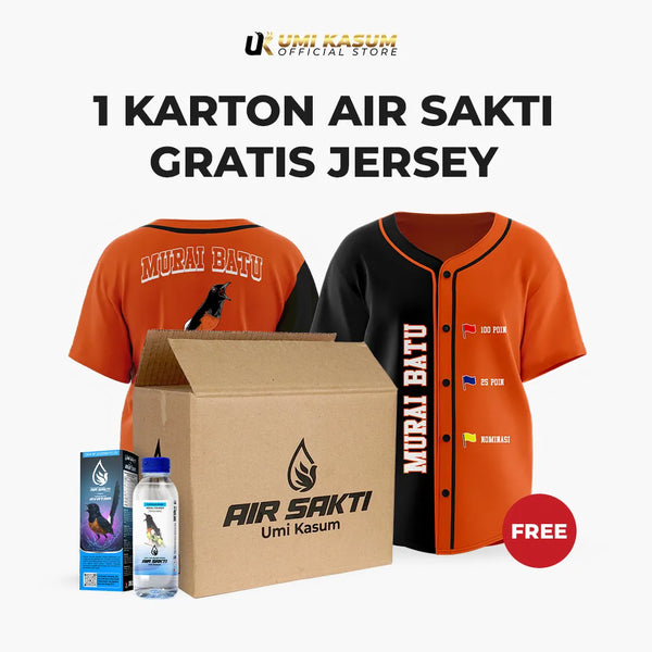 1 Karton Air Sakti FREE Jersey Champion