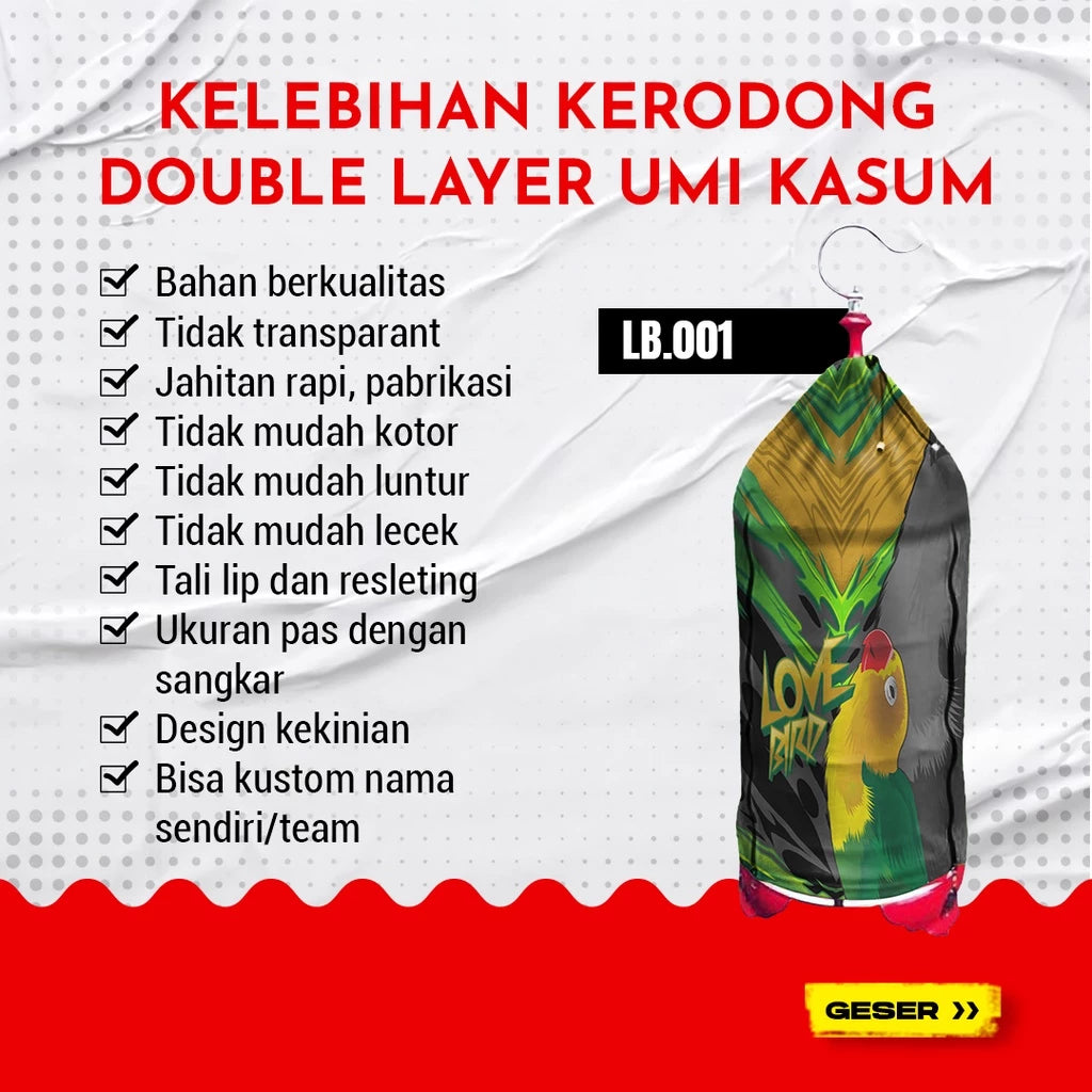 Krodong Sangkar Kapsul Motif LB 001