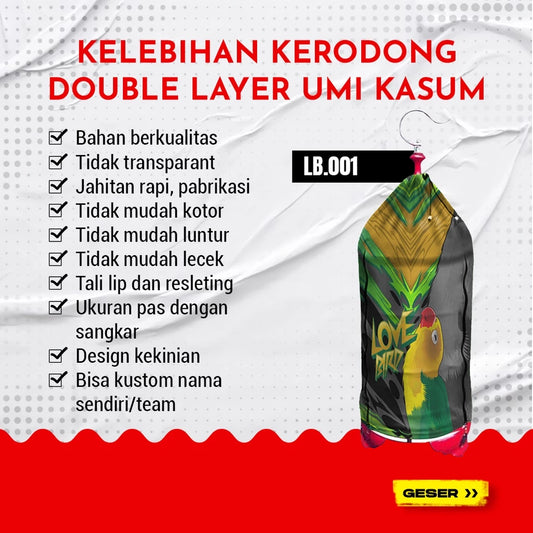 Krodong Sangkar Kapsul Motif LB 001